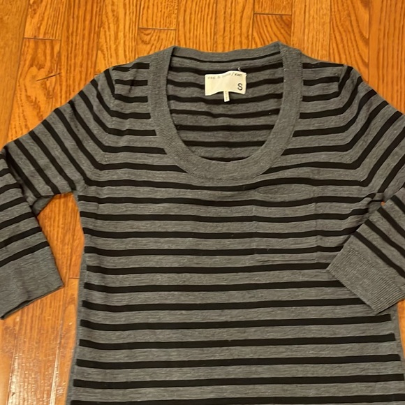 Rag and Bone black and gray striped sweater dress, Small - Picture 2 of 5